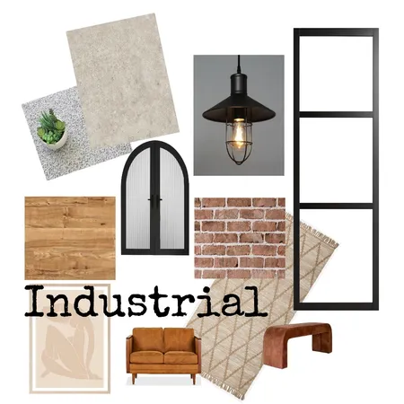 Industrial 2 Interior Design Mood Board by annablack on Style Sourcebook