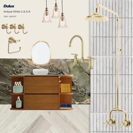 bathroom Interior Design Mood Board by Yara A. Saleh on Style Sourcebook