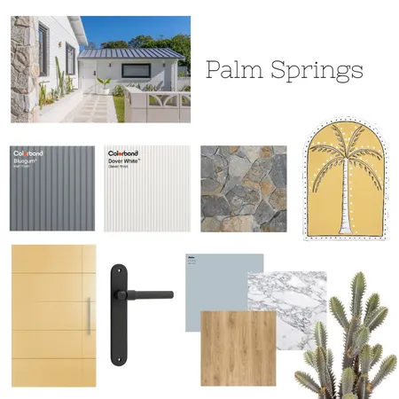 Palm Springs Interior Design Mood Board by COLORBOND® steel