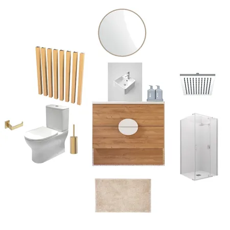 Guest Bathroom Sample Board Interior Design Mood Board by Fufuliciousdesigns on Style Sourcebook