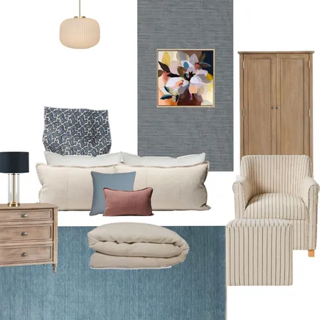 Mill - Bedroom 3 Interior Design Mood Board by Holm & Wood. on Style Sourcebook