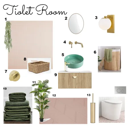 Tiolet room Interior Design Mood Board by shaadaye on Style Sourcebook