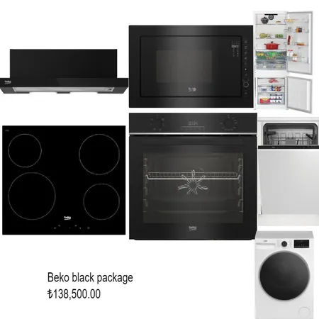 BEKO BLACK PACKAGE Interior Design Mood Board by Ner on Style Sourcebook