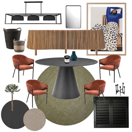 Retro Contemporary Dining 2 Interior Design Mood Board by Aimee.Donohoe on Style Sourcebook