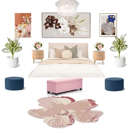 Design composition Bedroom illustration Interior Design Mood Board by Pritha Rakshit on Style Sourcebook