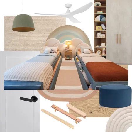 The Block Week 4 - Kristian and Mimi's Guest Bedroom Interior Design Mood Board by The Blue Space on Style Sourcebook