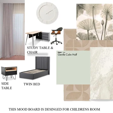 childrend bedroom 1 Interior Design Mood Board by MIRZA FAIZAN on Style Sourcebook