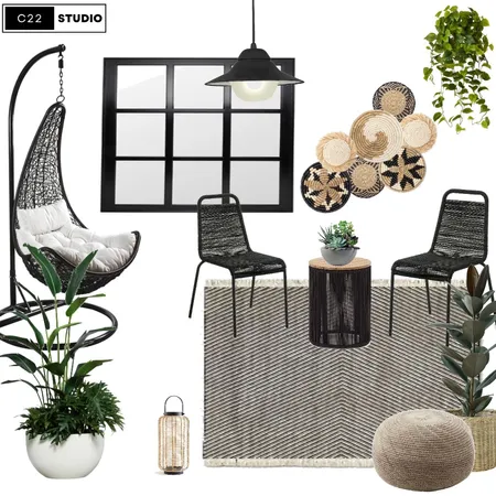 Small Apartment balcony Interior Design Mood Board by C22 Studio on Style Sourcebook