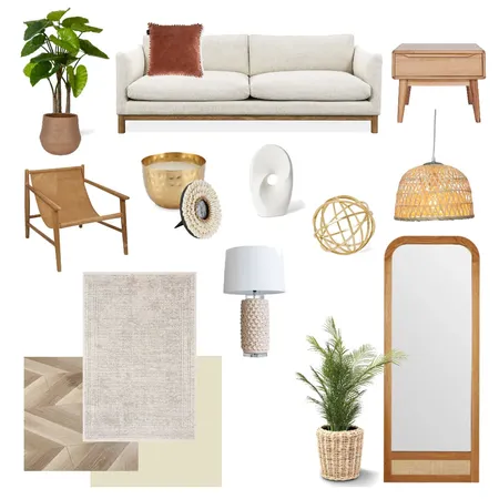 Beachy Living Room Interior Design Mood Board by Jenaa on Style Sourcebook