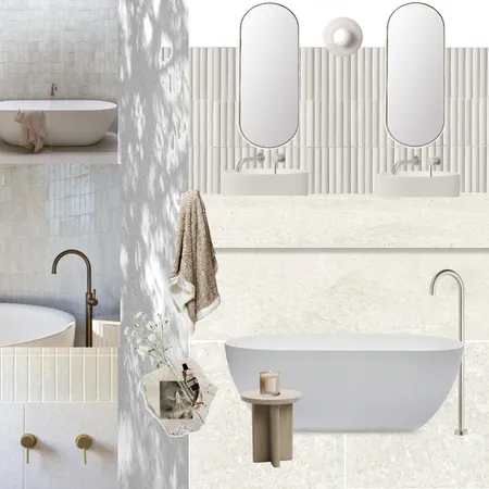 K+J Bathroom Interior Design Mood Board by Servini Studio on Style Sourcebook