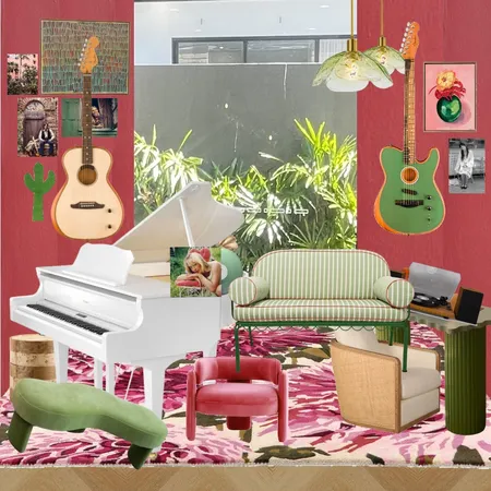 Retro Studio Interior Design Mood Board by dl2407 on Style Sourcebook