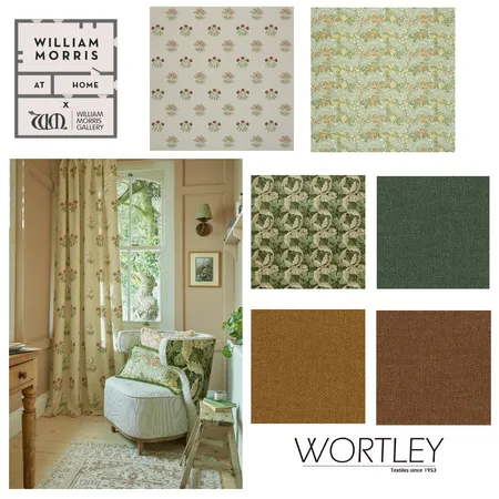 William Morris at Home Interior Design Mood Board by Wortley Group on Style Sourcebook