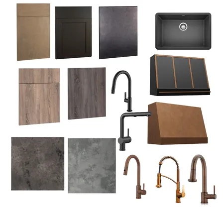 Industrial Kitchen Design 1 Interior Design Mood Board by JenRL Design on Style Sourcebook