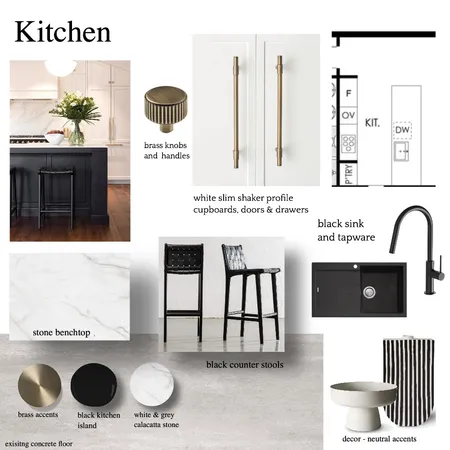 NE Kitchen Interior Design Mood Board by ONE CREATIVE on Style Sourcebook