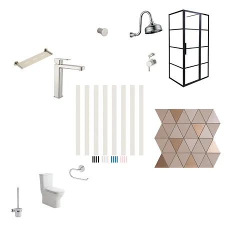 Bathroom Main Floor Interior Design Mood Board by Therapy Design on Style Sourcebook