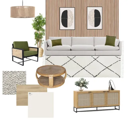 japandi style living area Interior Design Mood Board by Airlie Tiles on Style Sourcebook