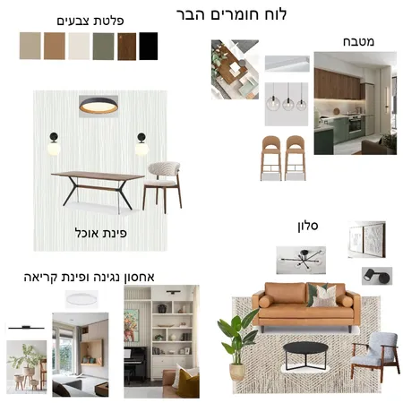 ..לוח חומרים והשראה הבר Interior Design Mood Board by RENANARIVKA on Style Sourcebook