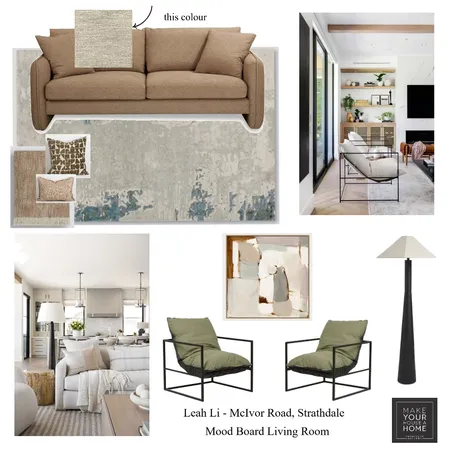 Leah Li - Mood Board Living Room Interior Design Mood Board by MarnieDickson on Style Sourcebook