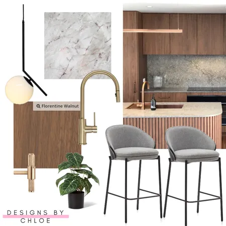 Contemporary kitchen Interior Design Mood Board by Designs by Chloe on Style Sourcebook