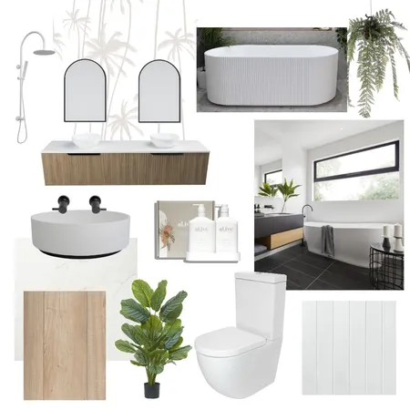 Ensuite 01 Interior Design Mood Board by Our Peninsula Build on Style Sourcebook