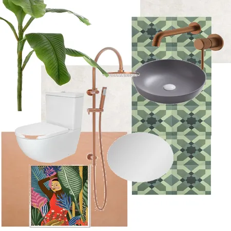 bathroom copper yay! Interior Design Mood Board by Caithe on Style Sourcebook