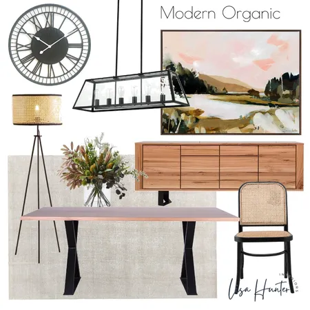 Modern Organic - Dining Room Interior Design Mood Board by Lisa Hunter Interiors on Style Sourcebook