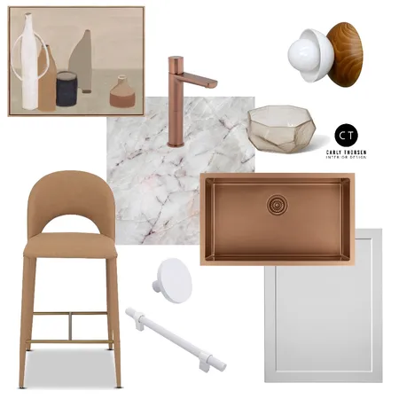 Copper kitchen Interior Design Mood Board by Carly Thorsen Interior Design on Style Sourcebook