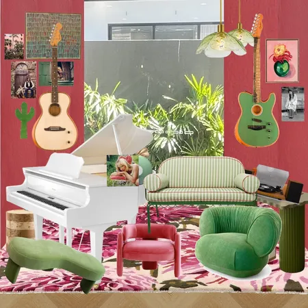 Retro Studio Interior Design Mood Board by dl2407 on Style Sourcebook