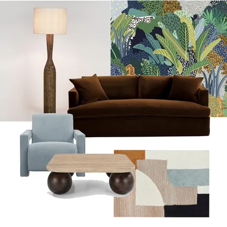 Moody jungle Interior Design Mood Board by teishfrance on Style Sourcebook