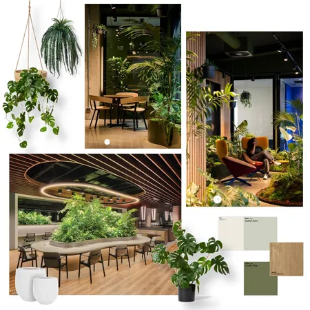 Office Planting Interior Design Mood Board by Propti Design on Style Sourcebook