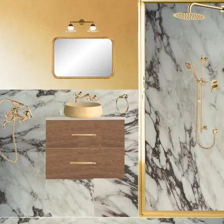 Main Bath Banana Handle Interior Design Mood Board by dl2407 on Style Sourcebook