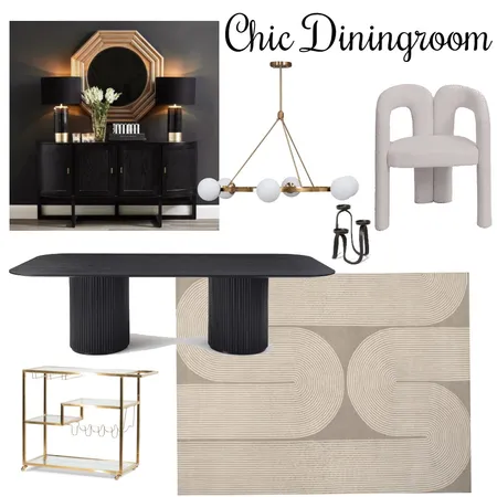 Elegant & Chic Diningroom Moodboard Interior Design Mood Board by MichaelaM on Style Sourcebook