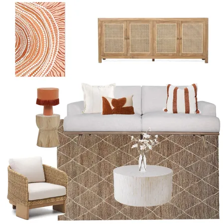 terracotta accents living room concept Interior Design Mood Board by Suite.Minded on Style Sourcebook