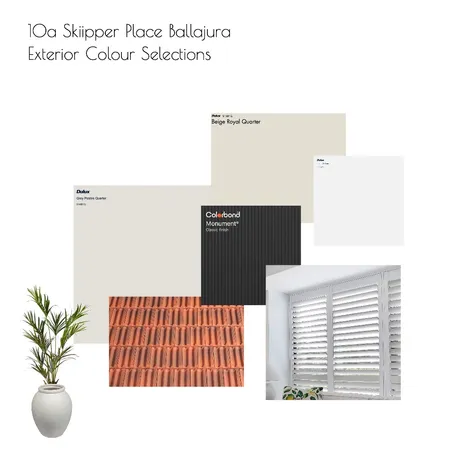 Skipper Place Exterior Colours Interior Design Mood Board by Amanda Lee Interiors on Style Sourcebook