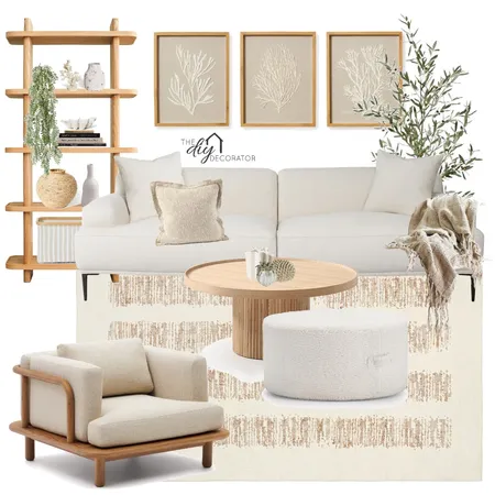 Neutral living Interior Design Mood Board by Thediydecorator on Style Sourcebook