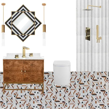 Theater Bath 8 Interior Design Mood Board by Mint Hill on Style Sourcebook