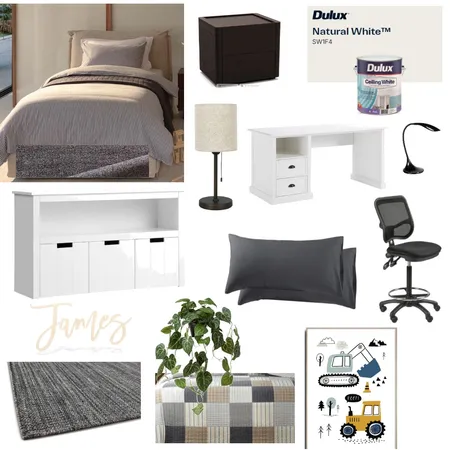 Activity 10: James' Bedroom Interior Design Mood Board by Milliemae on Style Sourcebook