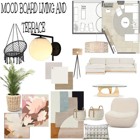 MOOD BOARD LIVING Interior Design Mood Board by SOUAAD on Style Sourcebook