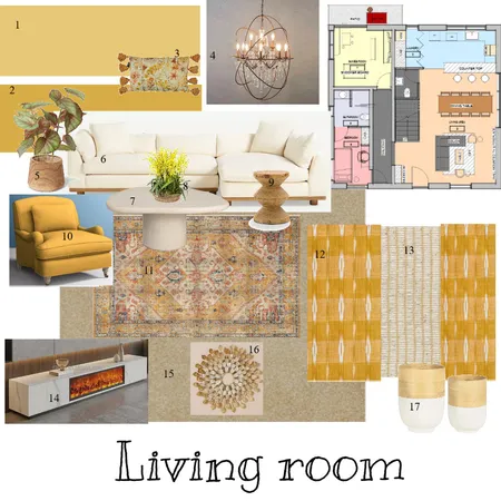 Living room Interior Design Mood Board by mehak dada on Style Sourcebook