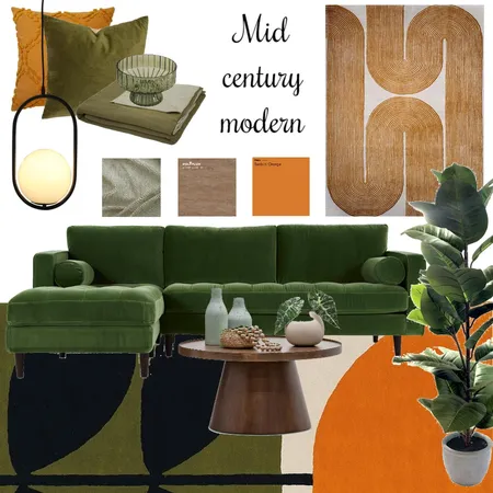 mid century Interior Design Mood Board by Mina bijari on Style Sourcebook