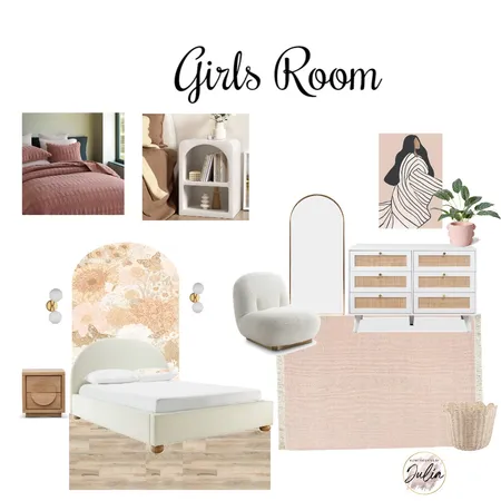 Girls Room Interior Design Mood Board by Julia Johnston on Style Sourcebook