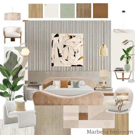 Marbella- Bedroom FINAL 1 Interior Design Mood Board by Pavaki Sapra on Style Sourcebook