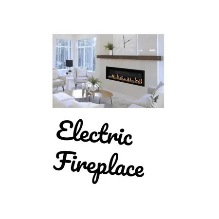 Electric Fireplace Interior Design Mood Board by miles jon on Style Sourcebook