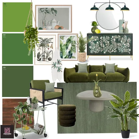 green room Interior Design Mood Board by Kiara on Style Sourcebook