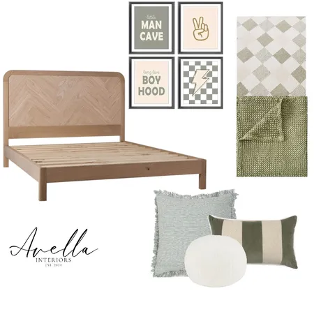 Boy’s Room - Sage Green Interior Design Mood Board by Avella Interiors on Style Sourcebook