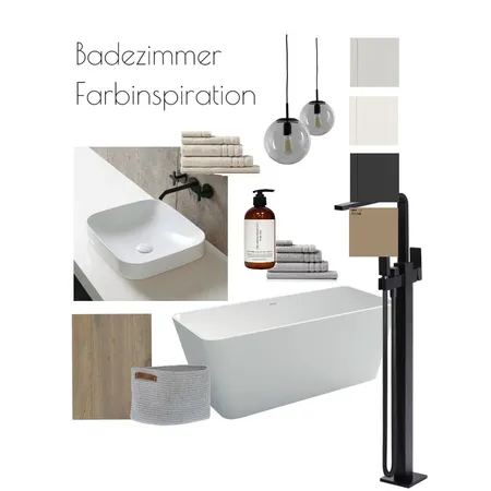 Badezimmer braun grau Interior Design Mood Board by RiederBeatrice on Style Sourcebook