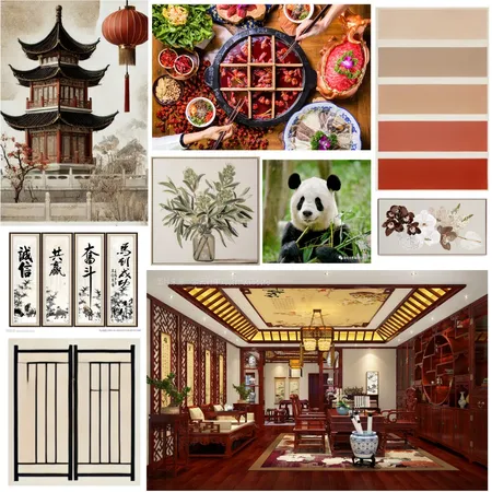 Chinese Interior Design Mood Board by Faintin on Style Sourcebook