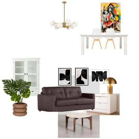 Salon  Mid Century White Interior Design Mood Board by martacandan on Style Sourcebook