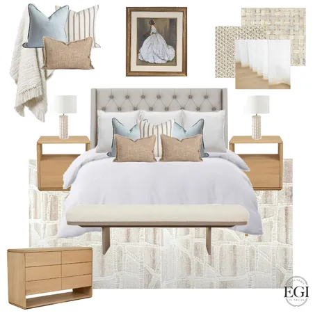 New Farm Bedroom Interior Design Mood Board by Eliza Grace Interiors on Style Sourcebook