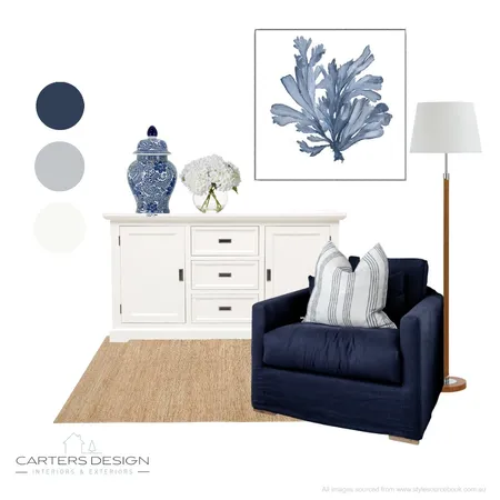 Hamptons Interior Design Mood Board by Carters Design on Style Sourcebook
